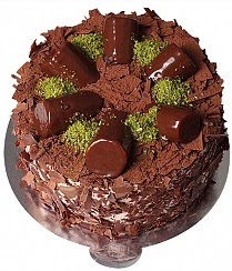 Ankara 6 ile 9 kişilik Çikolatalı Muzlu yaş pasta